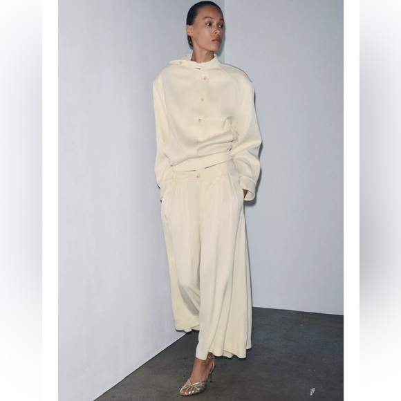 ZARA NWT ZW Collection Button Up Jacket - Picture 12 of 16